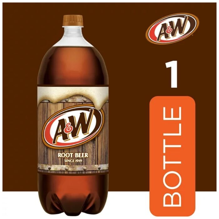 A&W Caffeine-Free, Low Sodium Root Beer Soda Pop, 2 Liter Bottles – Bild 3